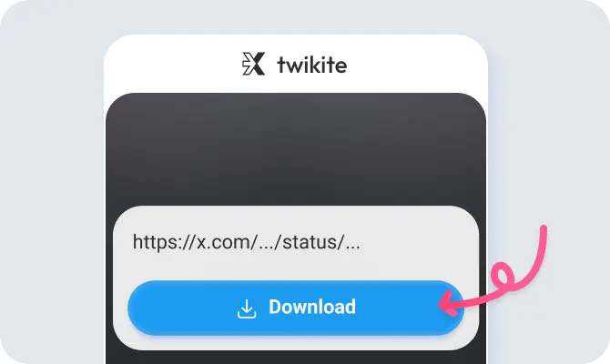 Paste the tweet link